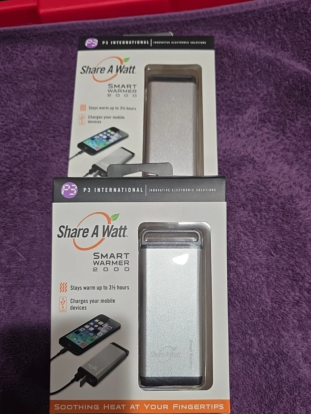 Share A Watt Smart Warmer 2000 in Silver - Bundle Of 2